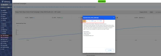 Cold Email Reporting