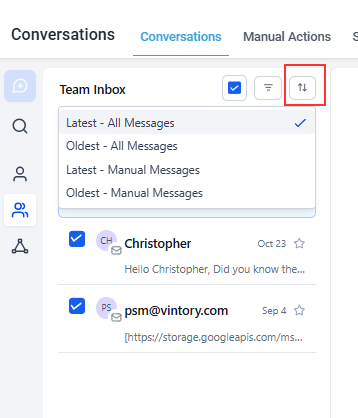 Converstations Bulk Actions 3